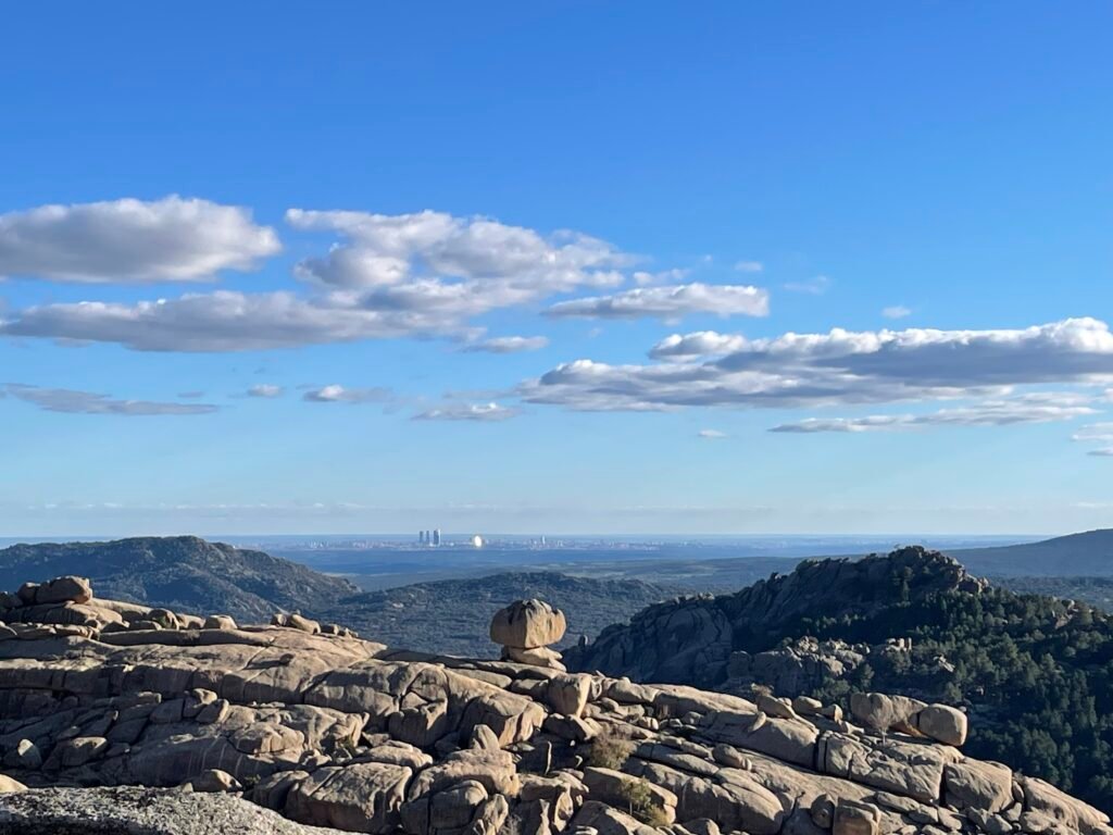 Rock climbing near Madrid