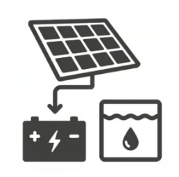 Power and water icon