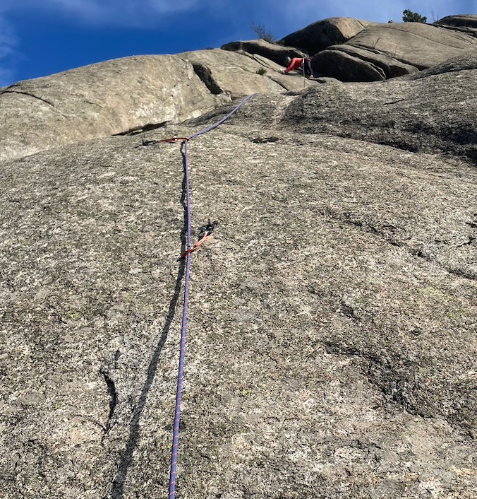 Valdemanco climbing granite formations