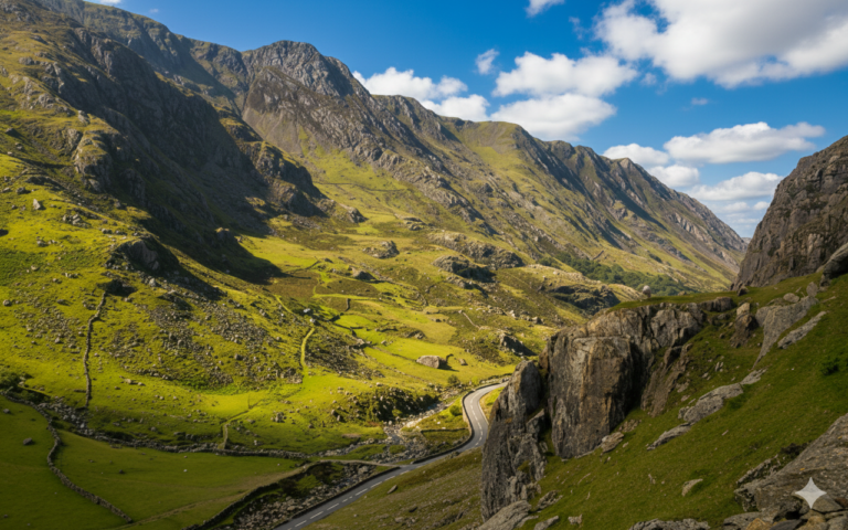 Llanberis Pass scene