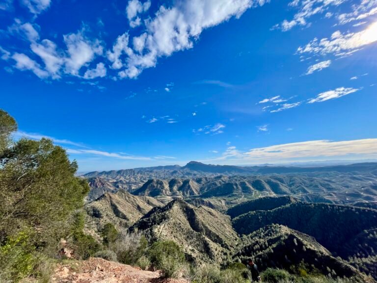 Panocha view while climbing