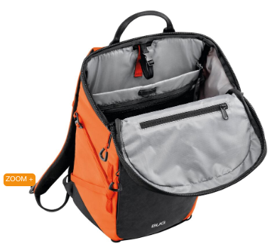 Petzl Bug Climbing Backpack - open view