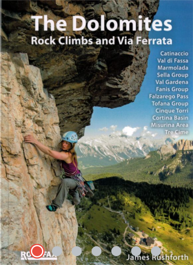 The Dolomites: Rock Climbs and Via Ferrata — Rockfax guidebook