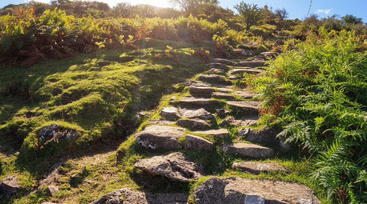 Cadair Idris approach to Cyfrwy Arete