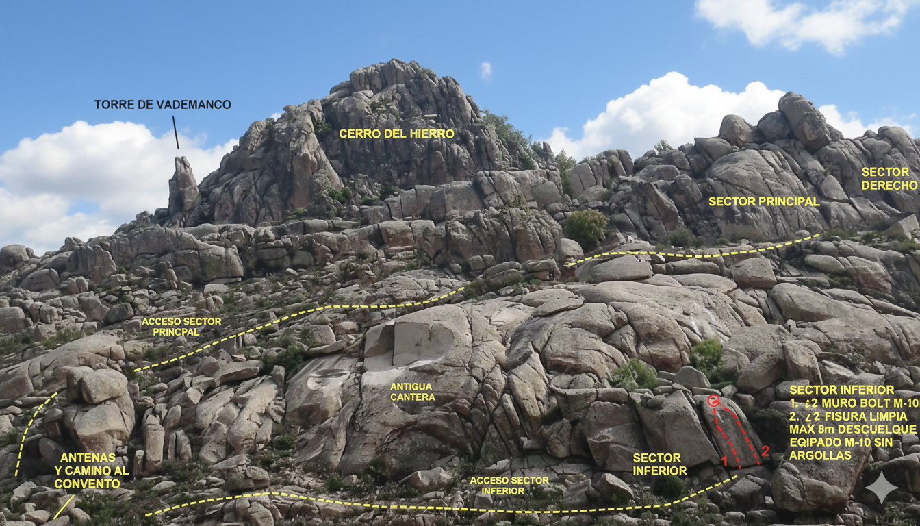 Valdemanco climbing guidebook