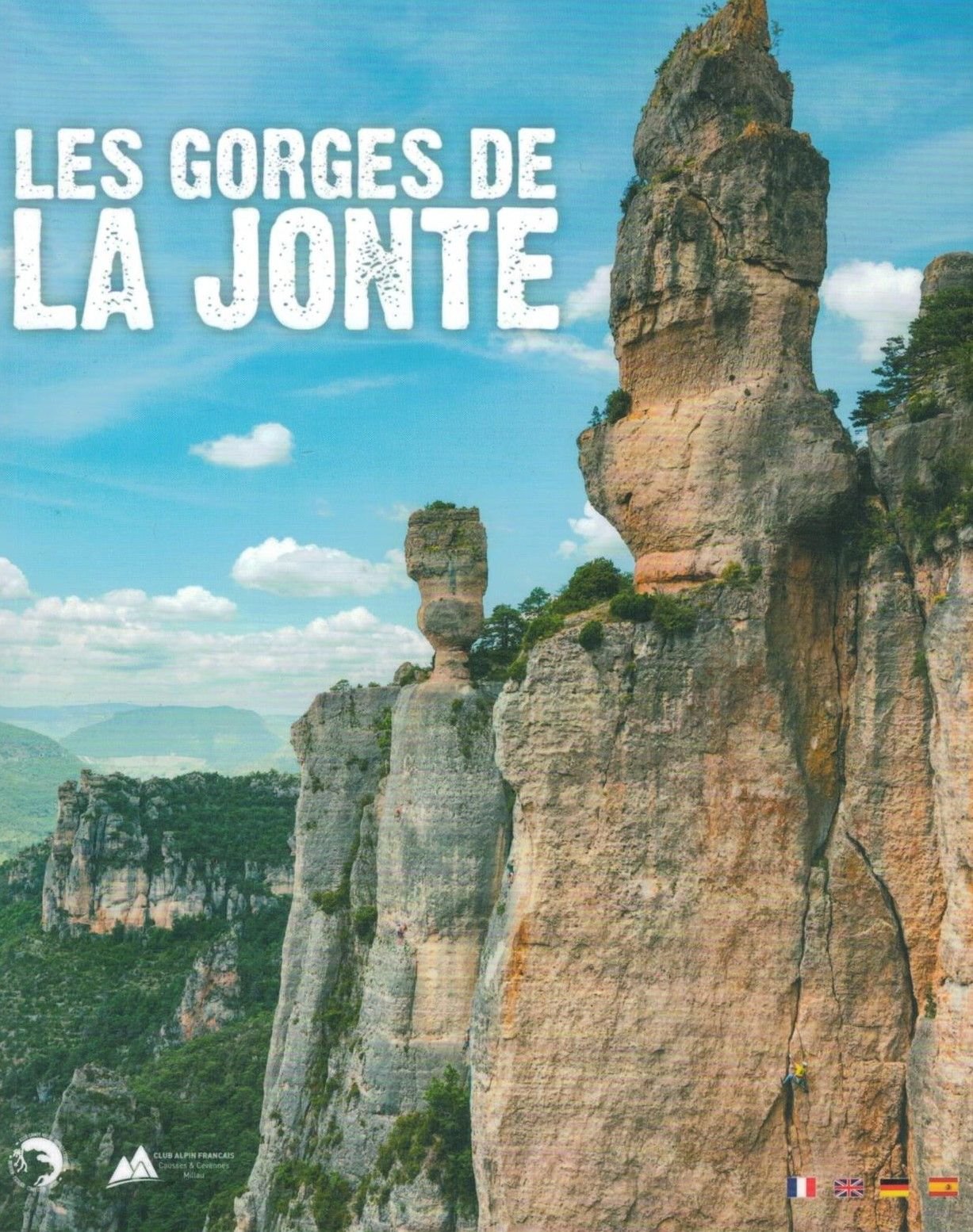 Les Gorges de la Jonte CAF climbing guidebook cover