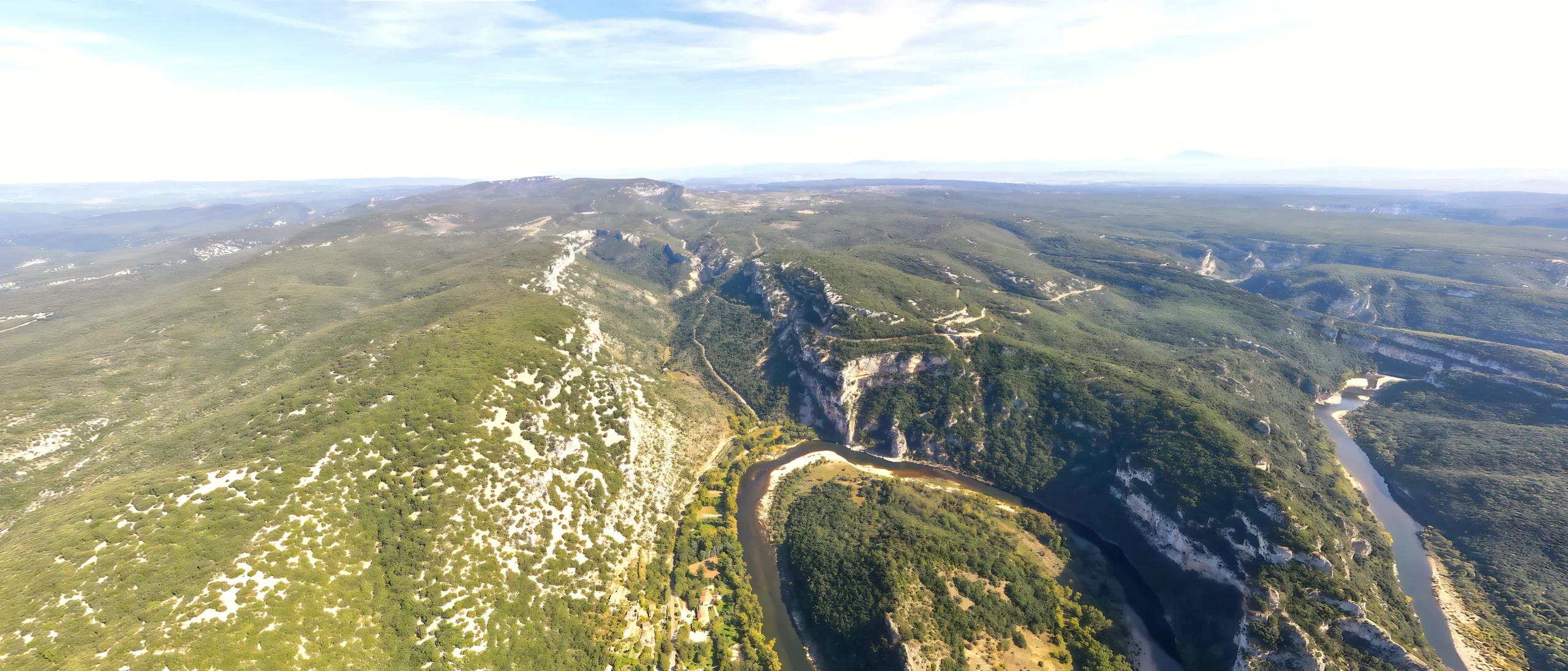 Grand Charmasson climbing in the Ardèche