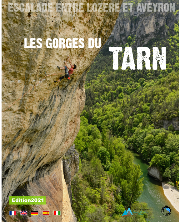 Les Gorges du Tarn CAF climbing guidebook cover